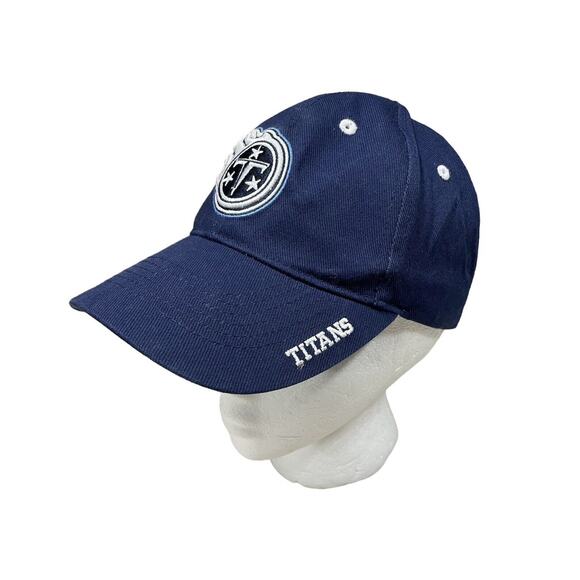 Tennessee Titans NFL Team Apparel Hat Cap Unisex Adult Adjustable Blue-Football - Picture 1 of 10